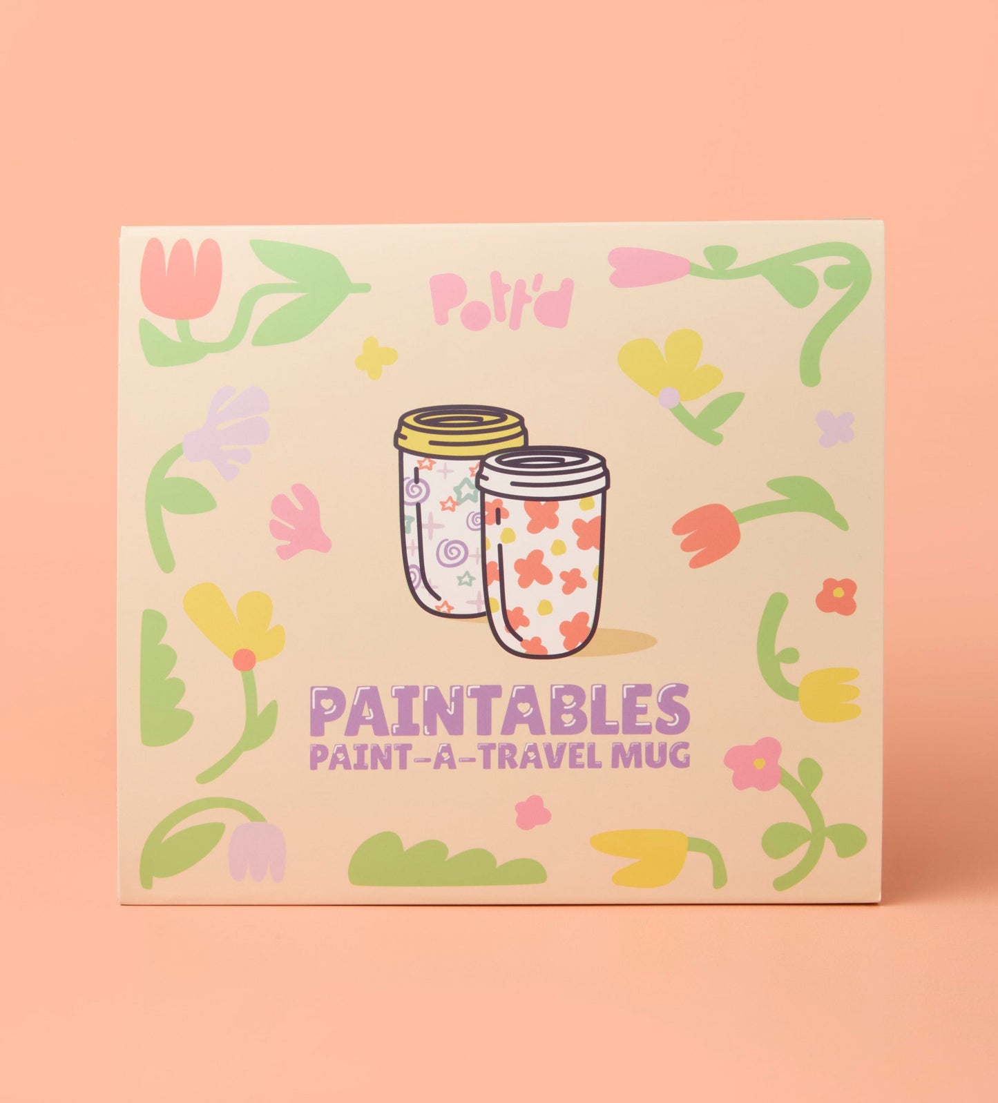 Mum's Masterpiece to Go: Travel Mug Painting Kit