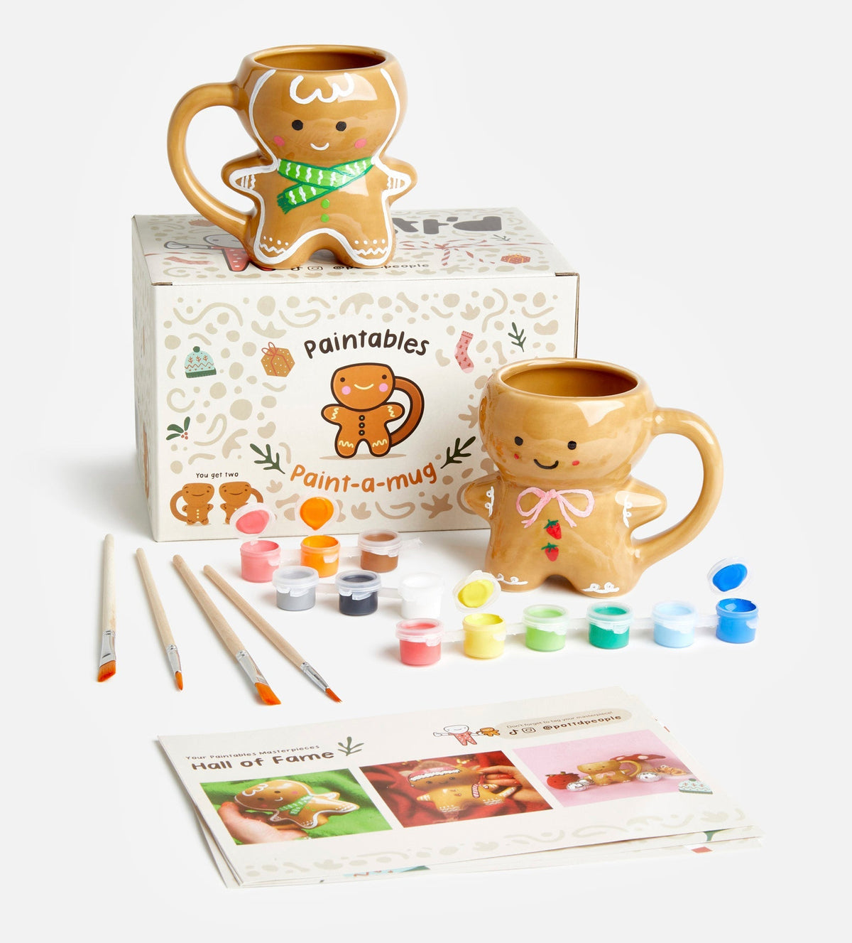 Advent Calendar & Christmas Gingerbread Paint-a-Mug Bundle