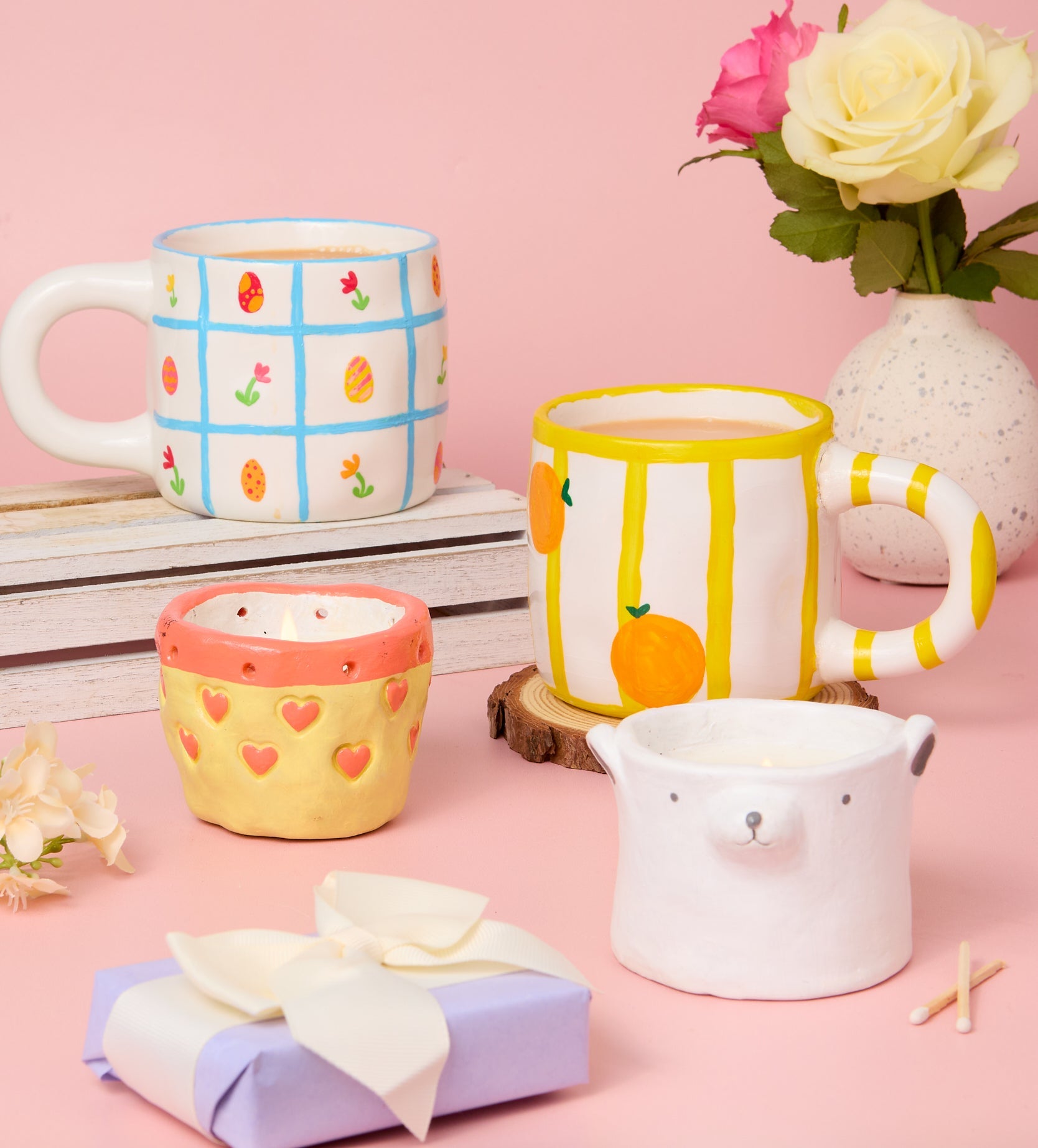 Mug & Pottery Candle Bundle - Image 1