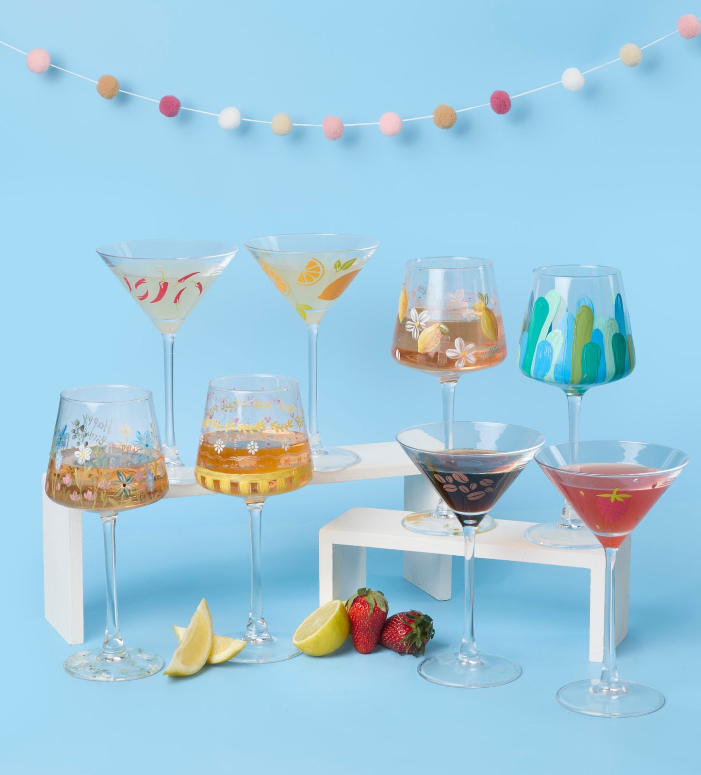 Sip & Style Bundle: Cocktail & Wine Glasses