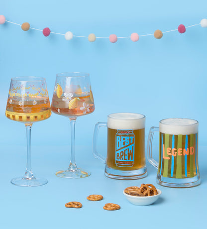Raise a Glass: Beer & Wine Glass Bundle