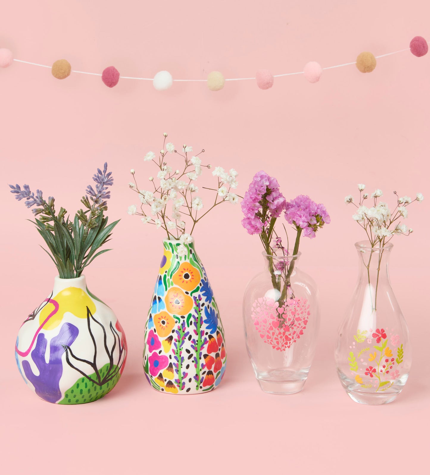 Ceramic & Glass Vase Painting Bundle