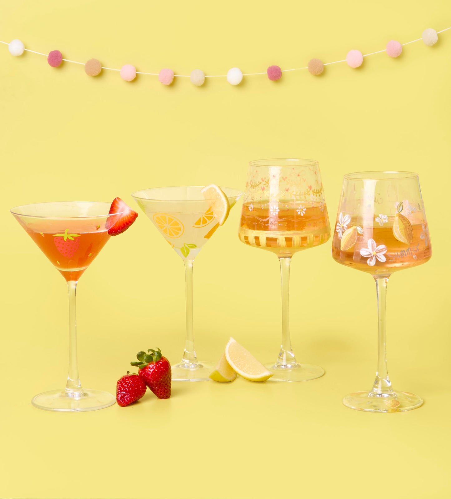 Sip & Style Bundle: Cocktail & Wine Glasses