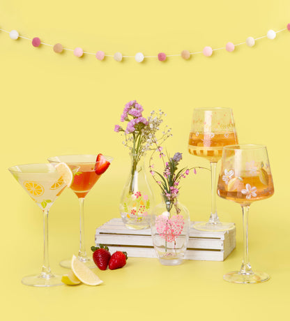 The Ultimate Glassware Bundle: Vase, Cocktail & Wine Glasses