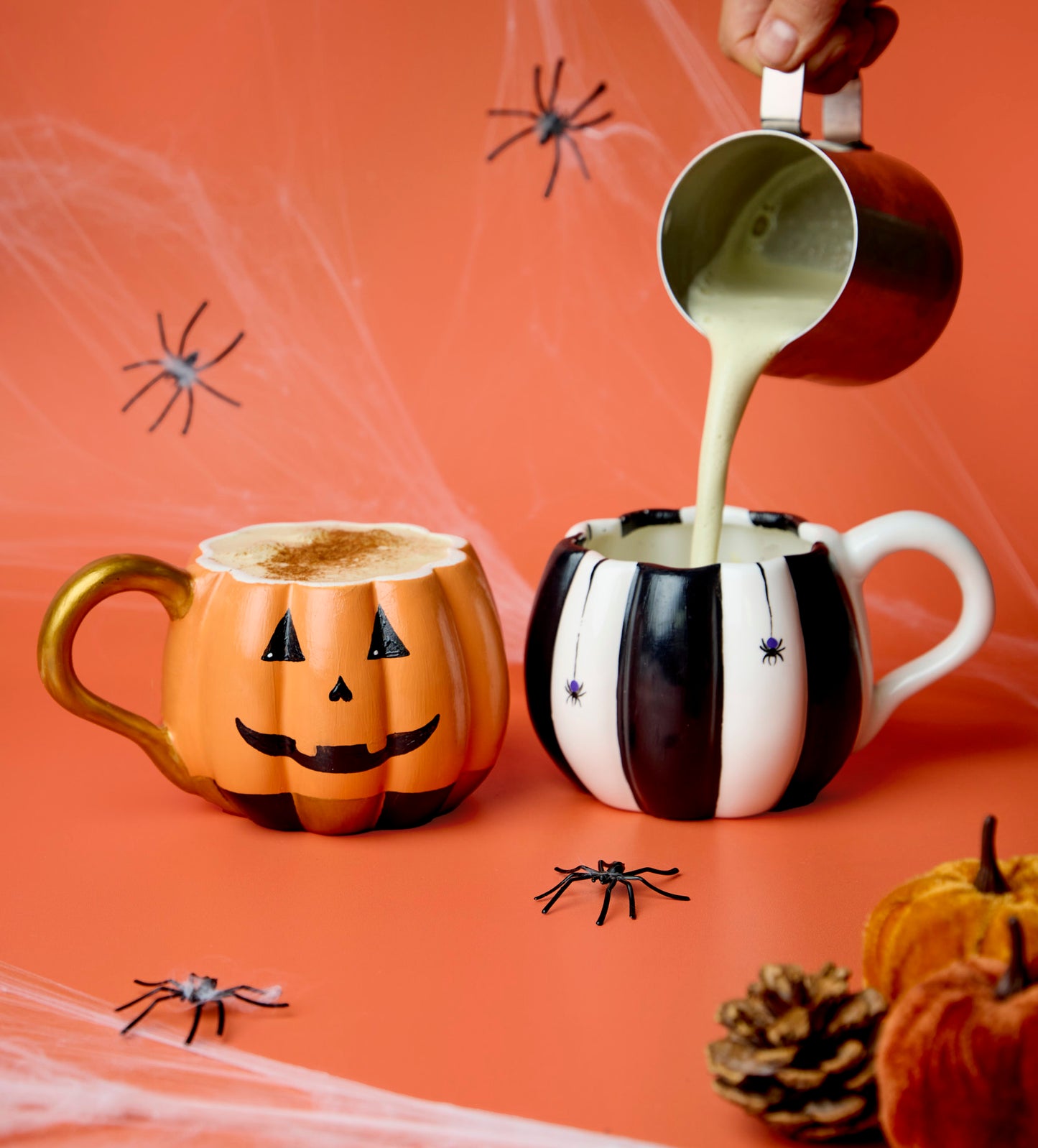 Pumpkin Paint-a-Mug x2