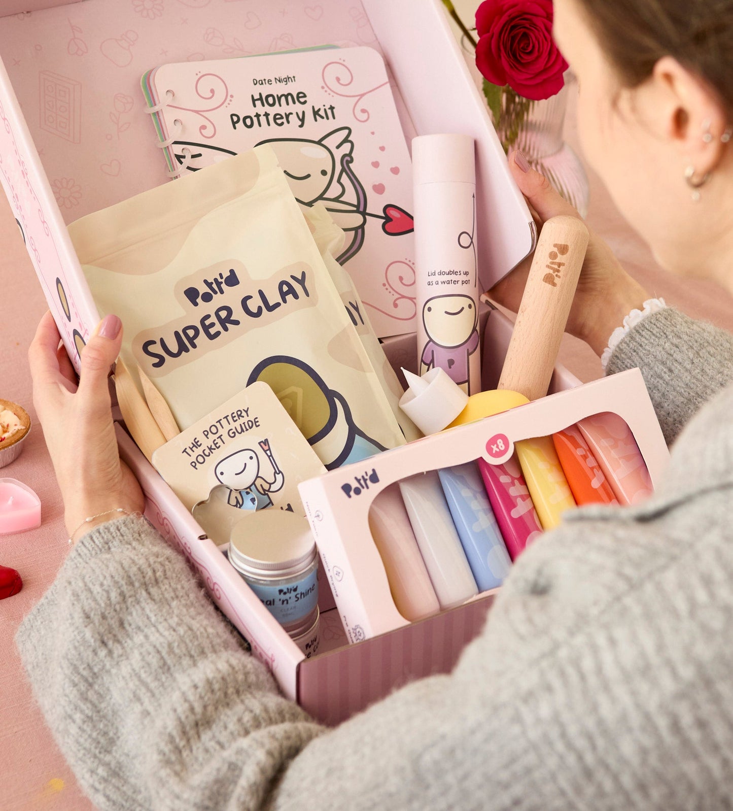 Date Night Home Pottery Kit