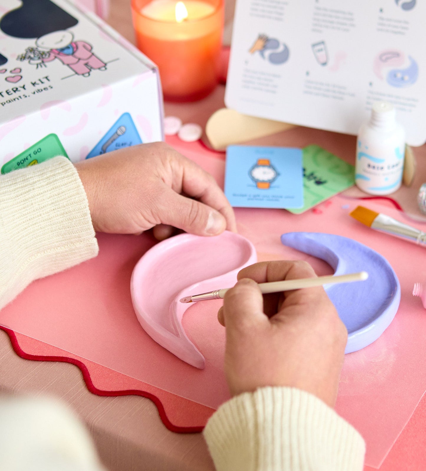 Date Night Home Pottery Kit