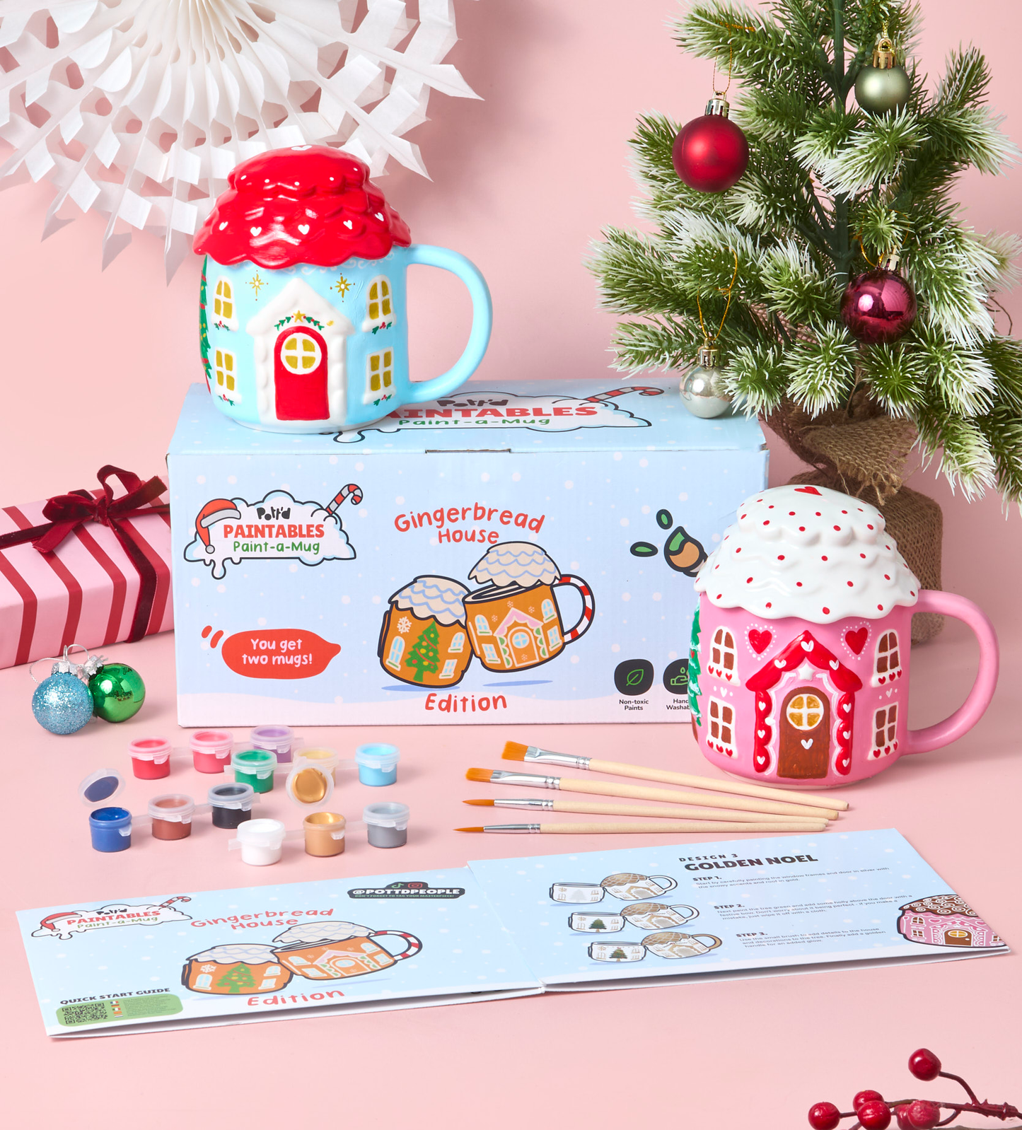 Gingerbread House Paint-a-Mug