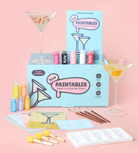 Paint-a-Cocktail Glass x2