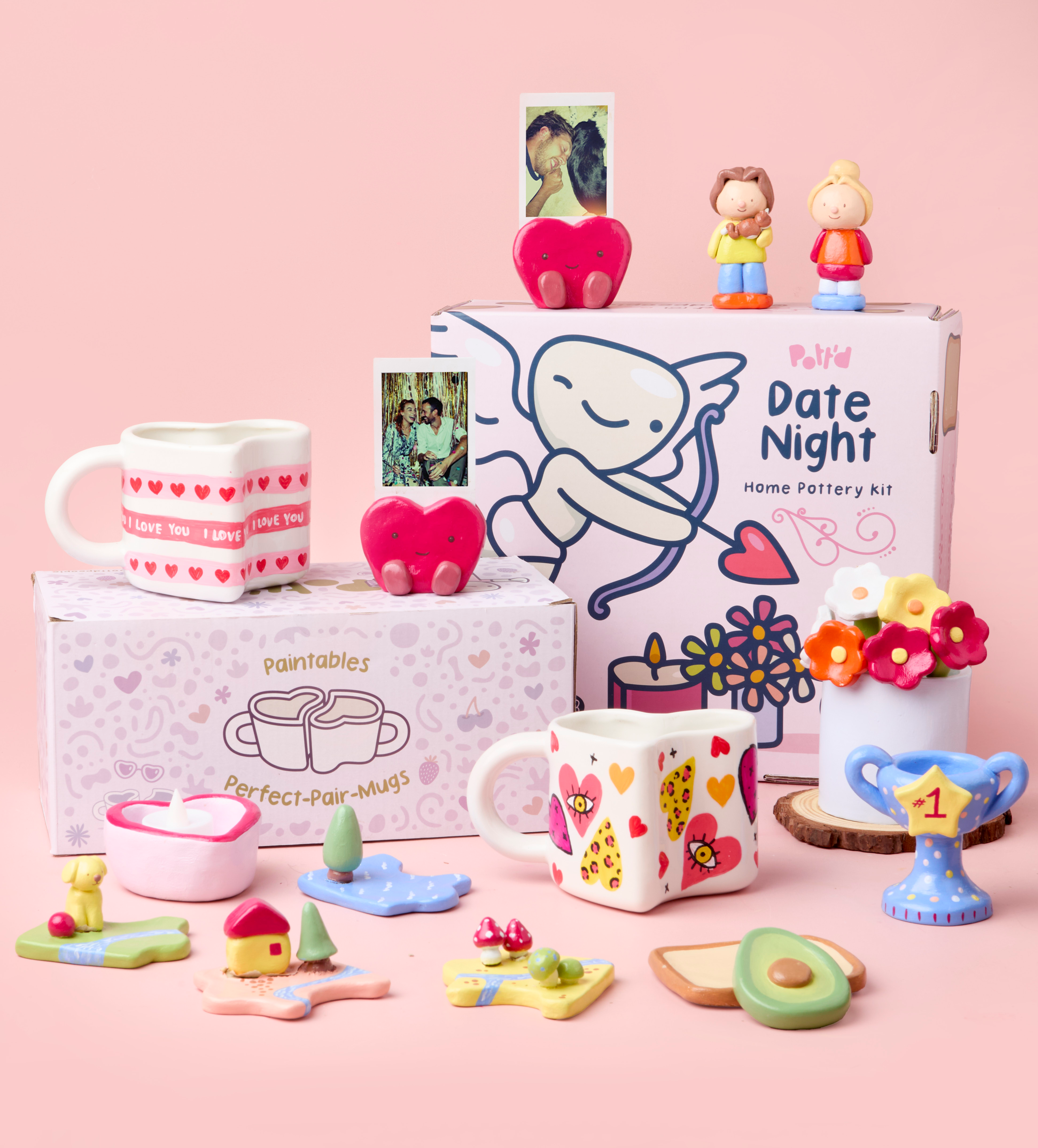 Creative Date Night: Clay & Mugs Bundle - Image 1