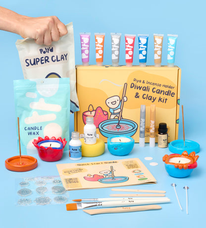Diwali Candle & Clay Kit