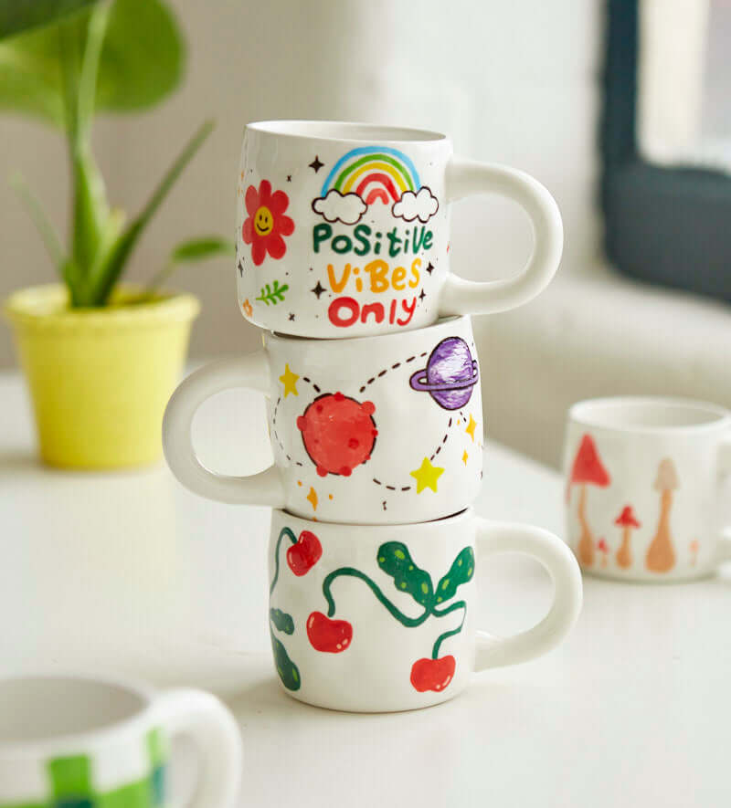 Paintables Trio: Mug, Frame & Vase