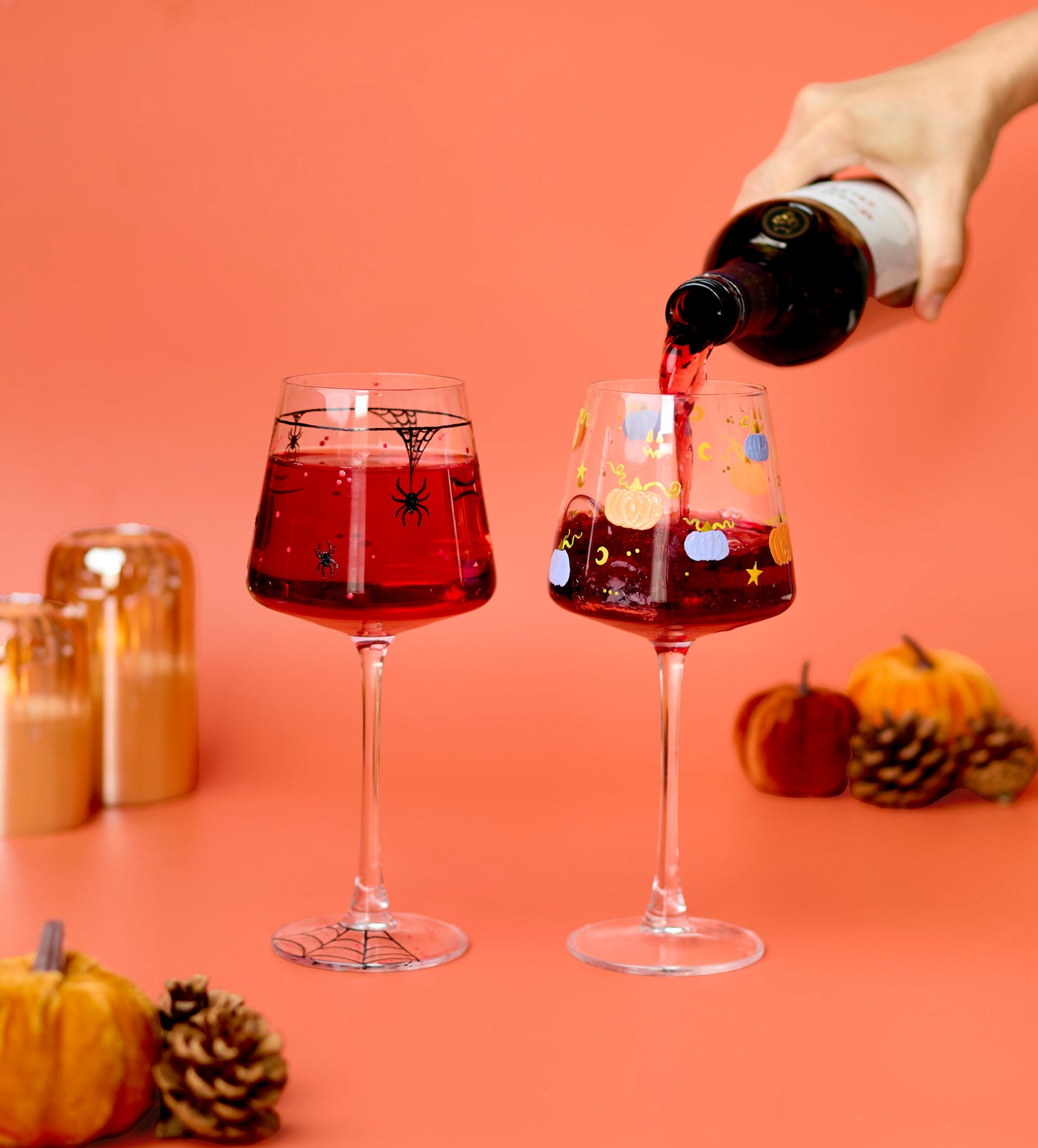 Halloween Paint-a-Wine Glass