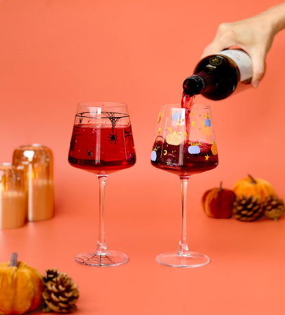 Halloween Paint-a-Wine Glass
