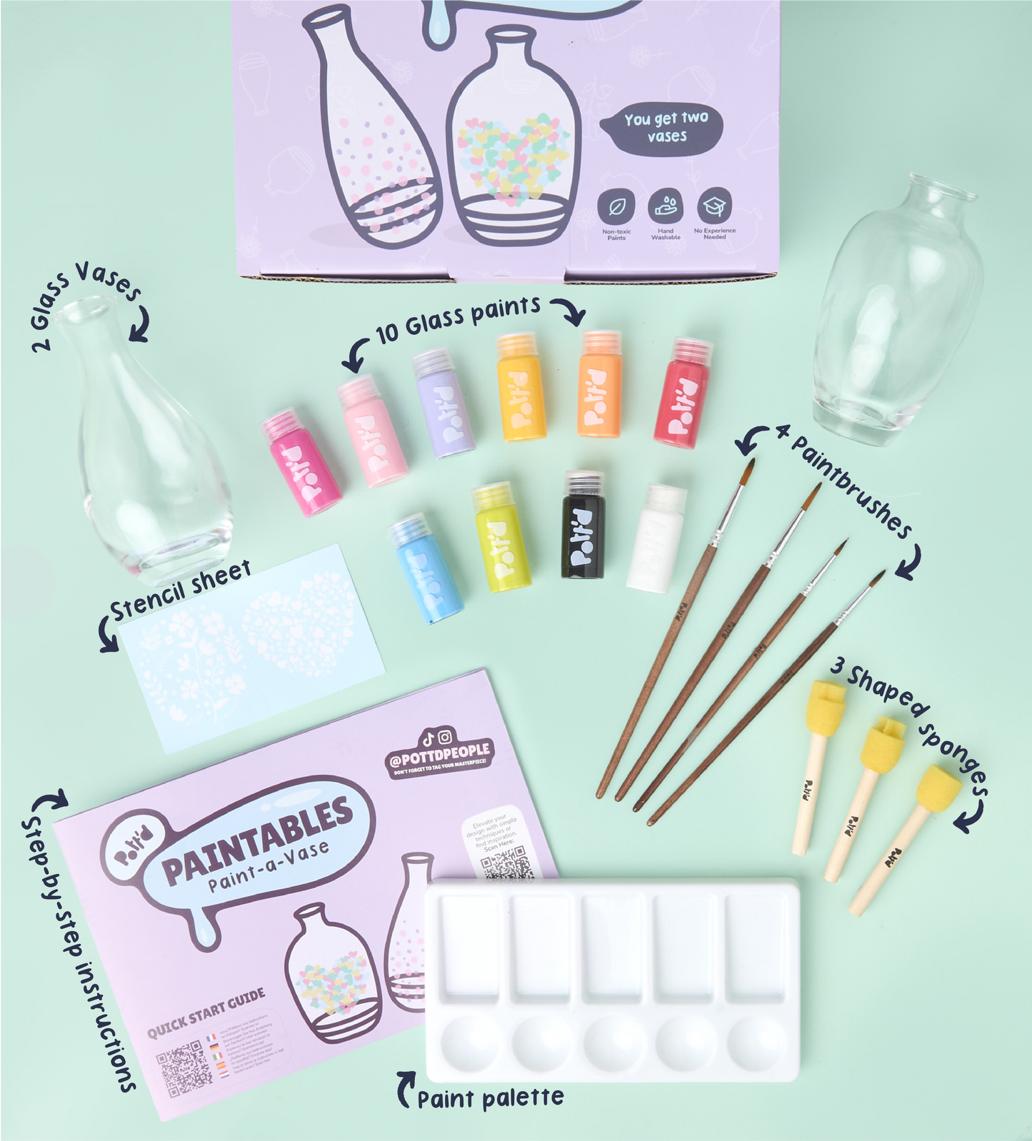 The Ultimate Glassware Bundle: Vase, Cocktail & Wine Glasses