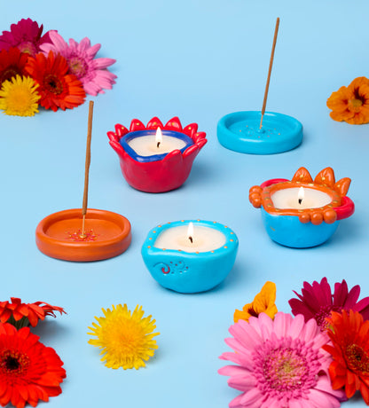 Diwali Candle & Clay Kit