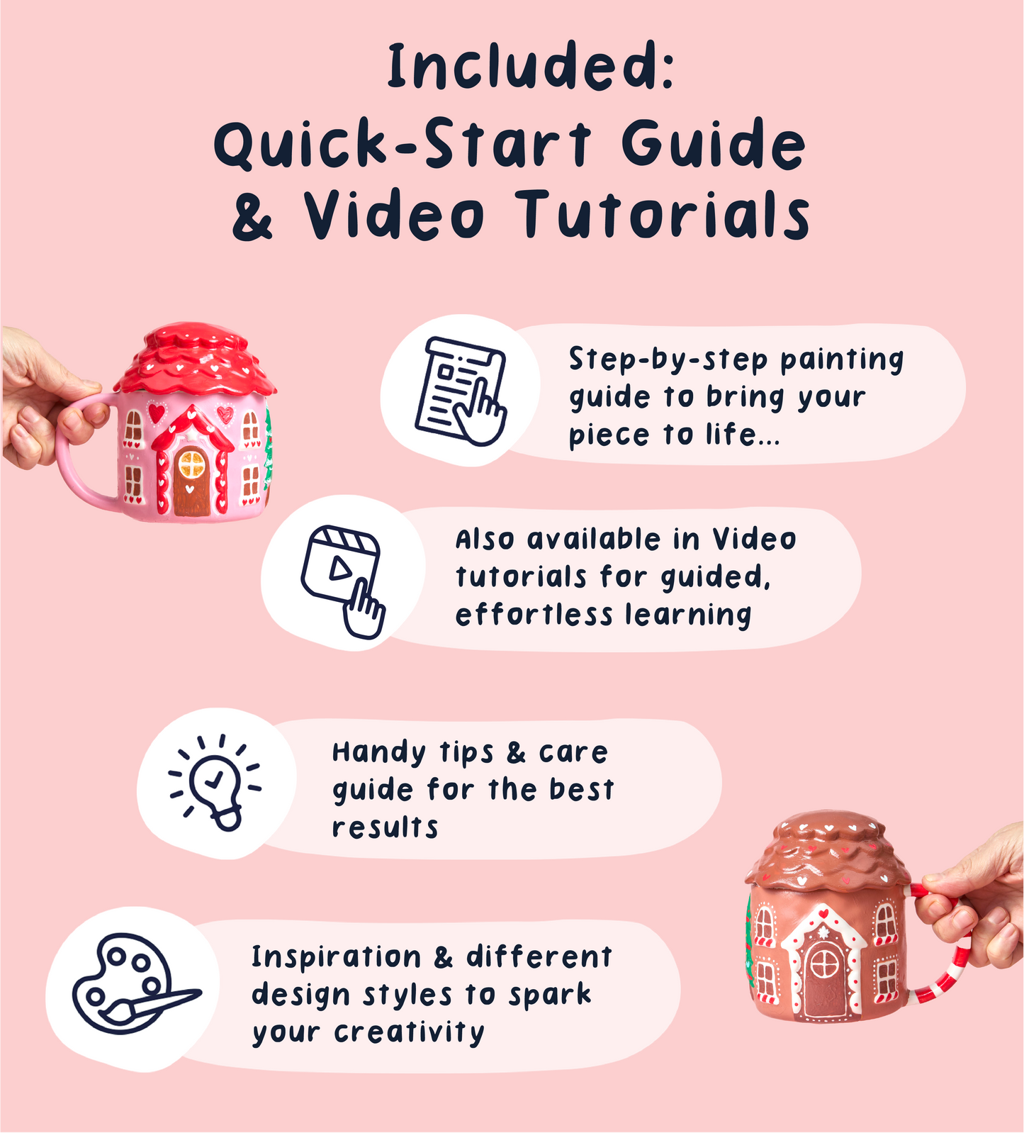 Gingerbread House Paint-a-Mug