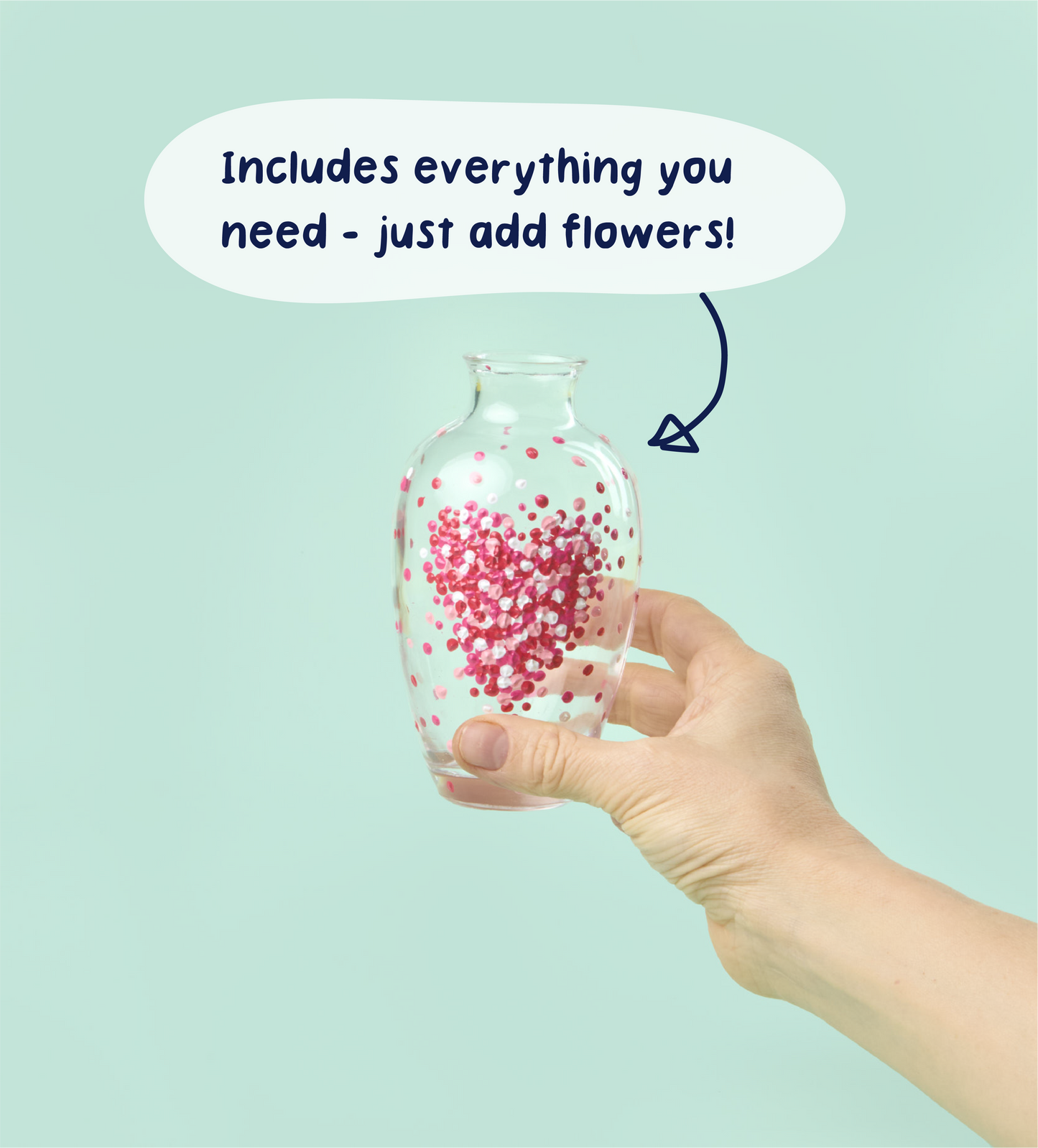 Paint-a-Glass Vase