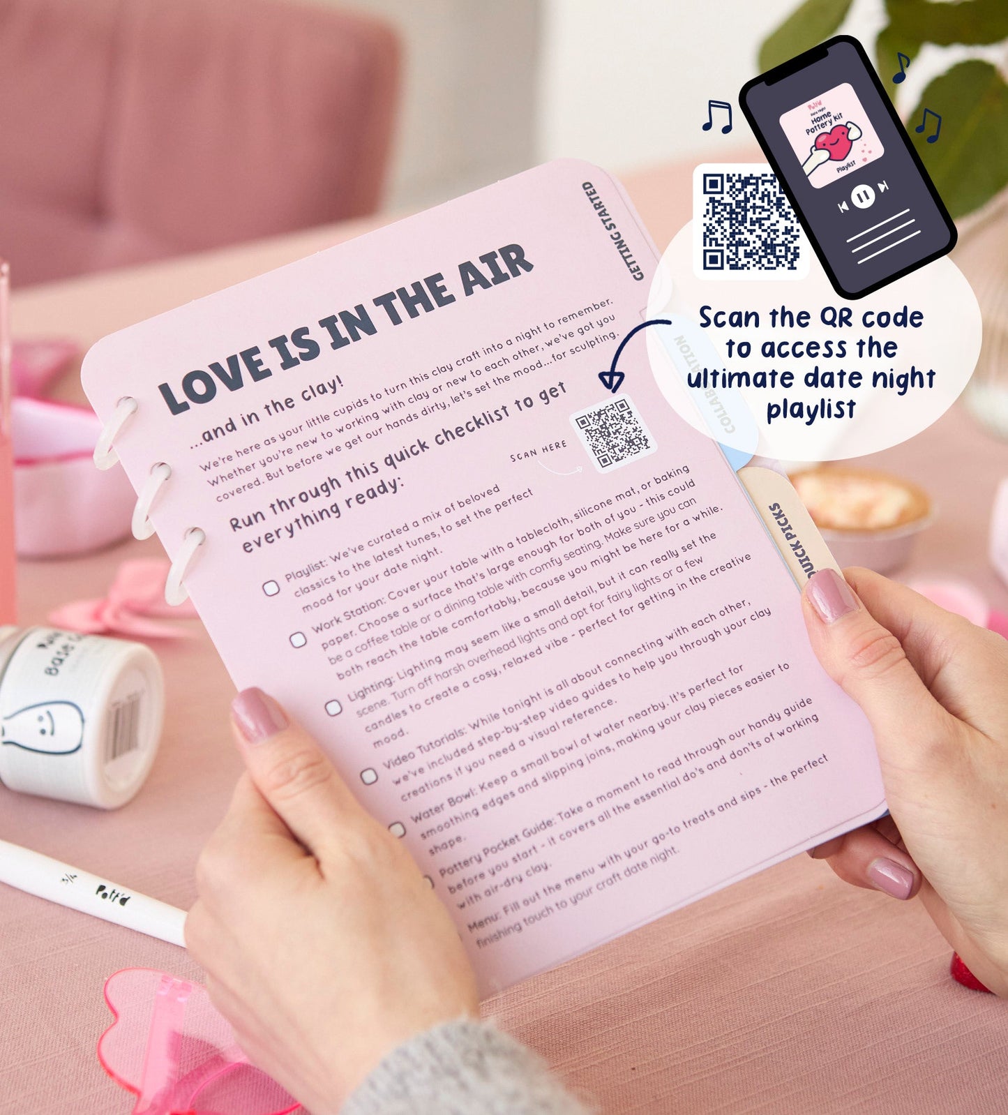 Date Night Home Pottery Kit