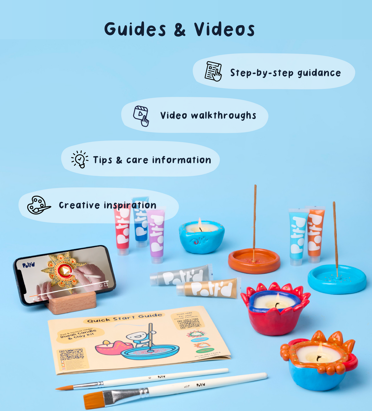 Diwali Candle & Clay Kit