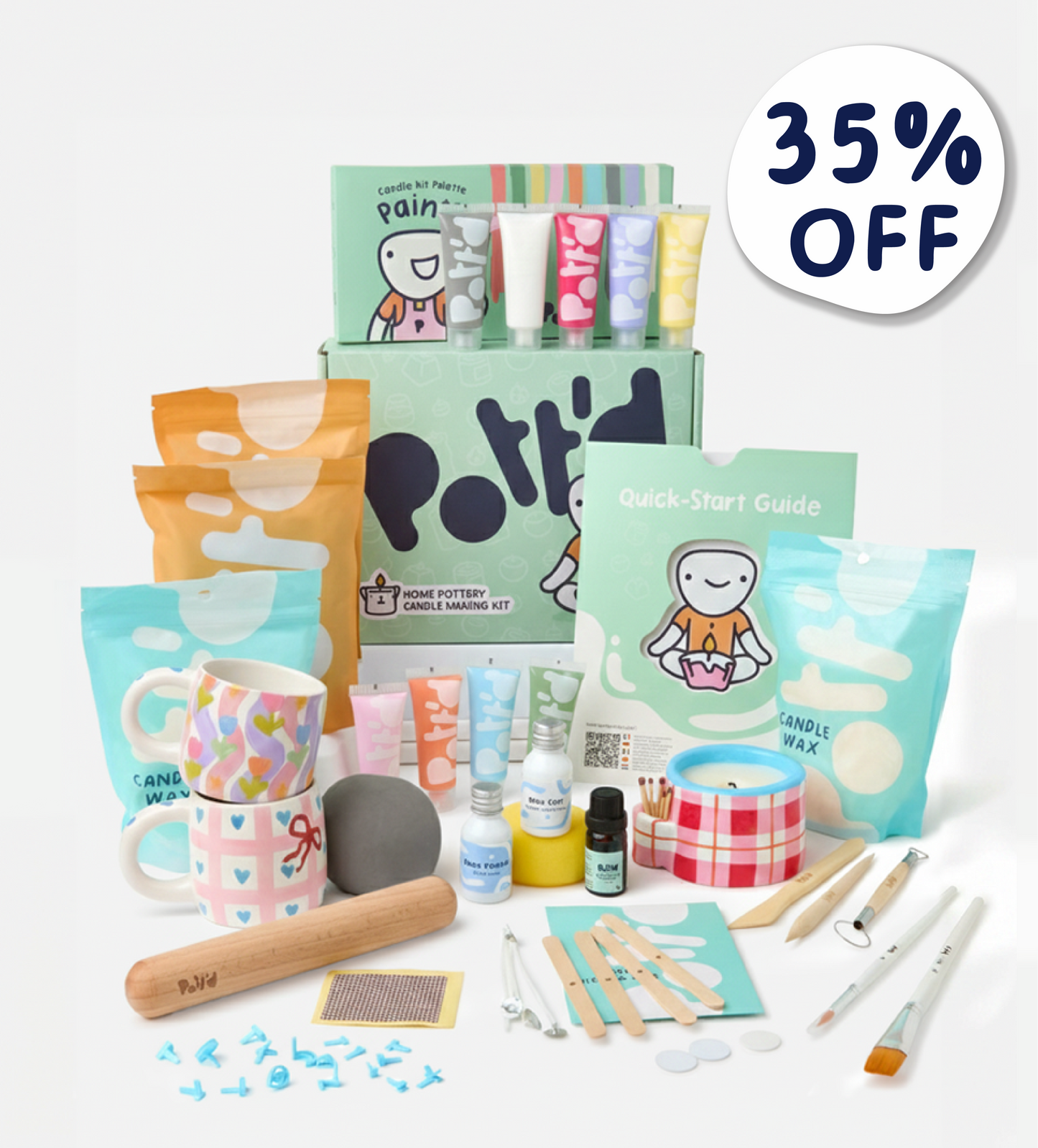 Mug & Pottery Candle Bundle