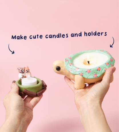 Playful Creatures Candle Making Bundle