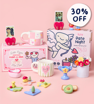 At-Home Pottery & Mug Painting Date Bundle