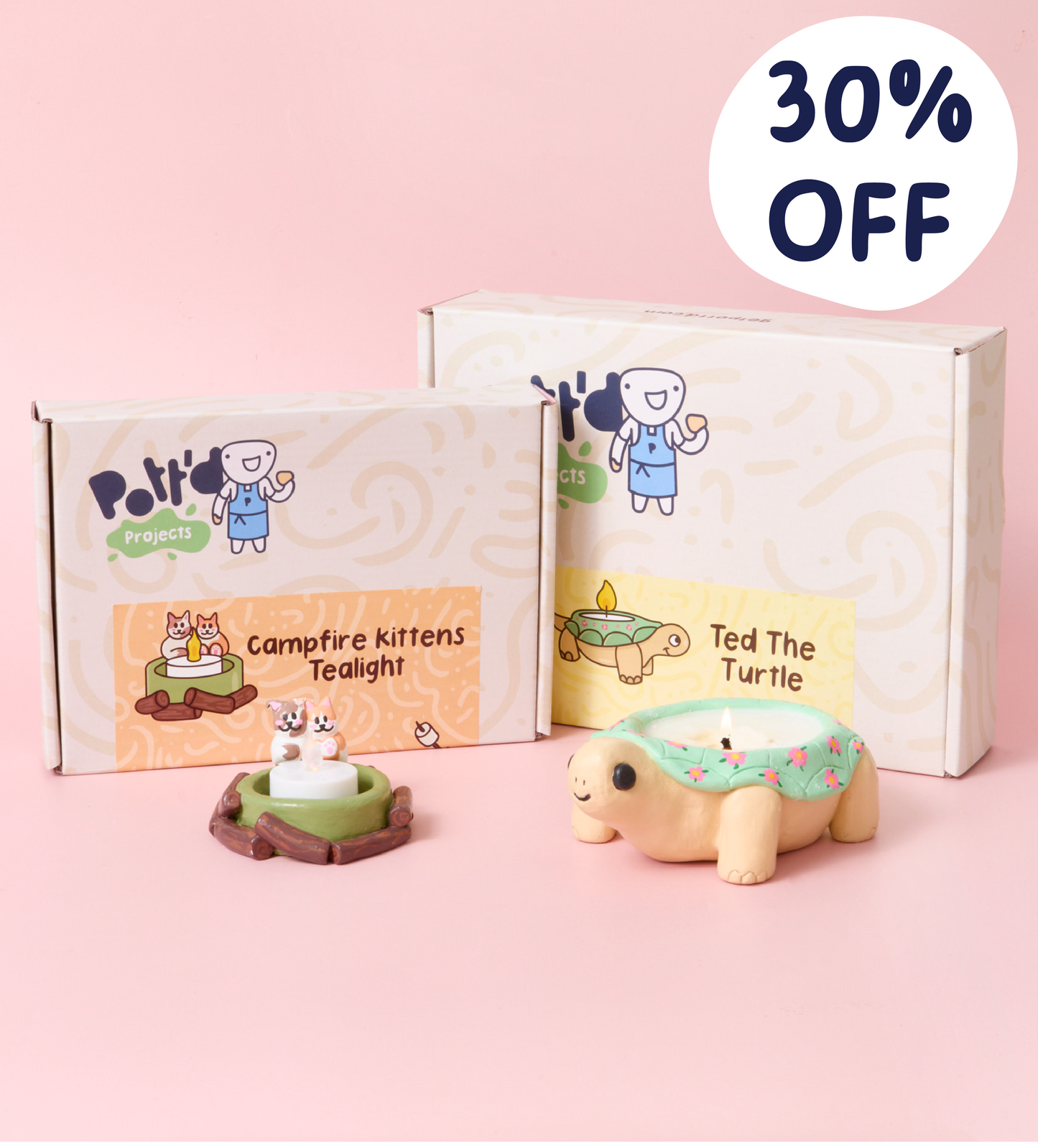 Playful Creatures Candle Making Bundle