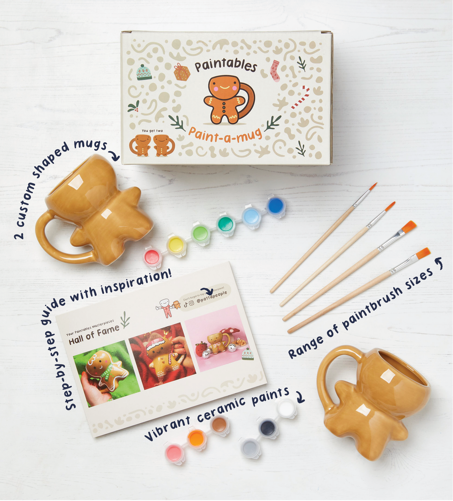 Christmas Gingerbread Paint-a-Mug