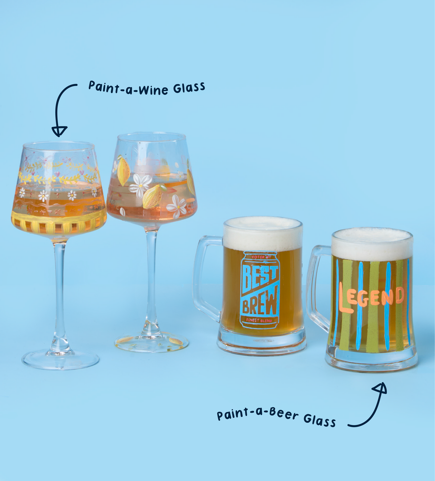 Raise a Glass: Beer & Wine Glass Bundle