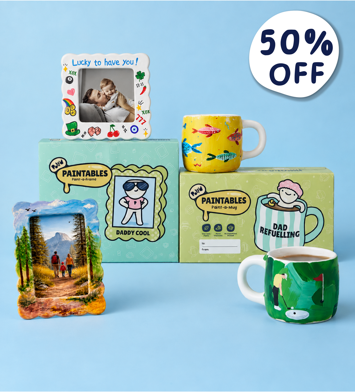 Father's Day Creative Mug & Frame Duo