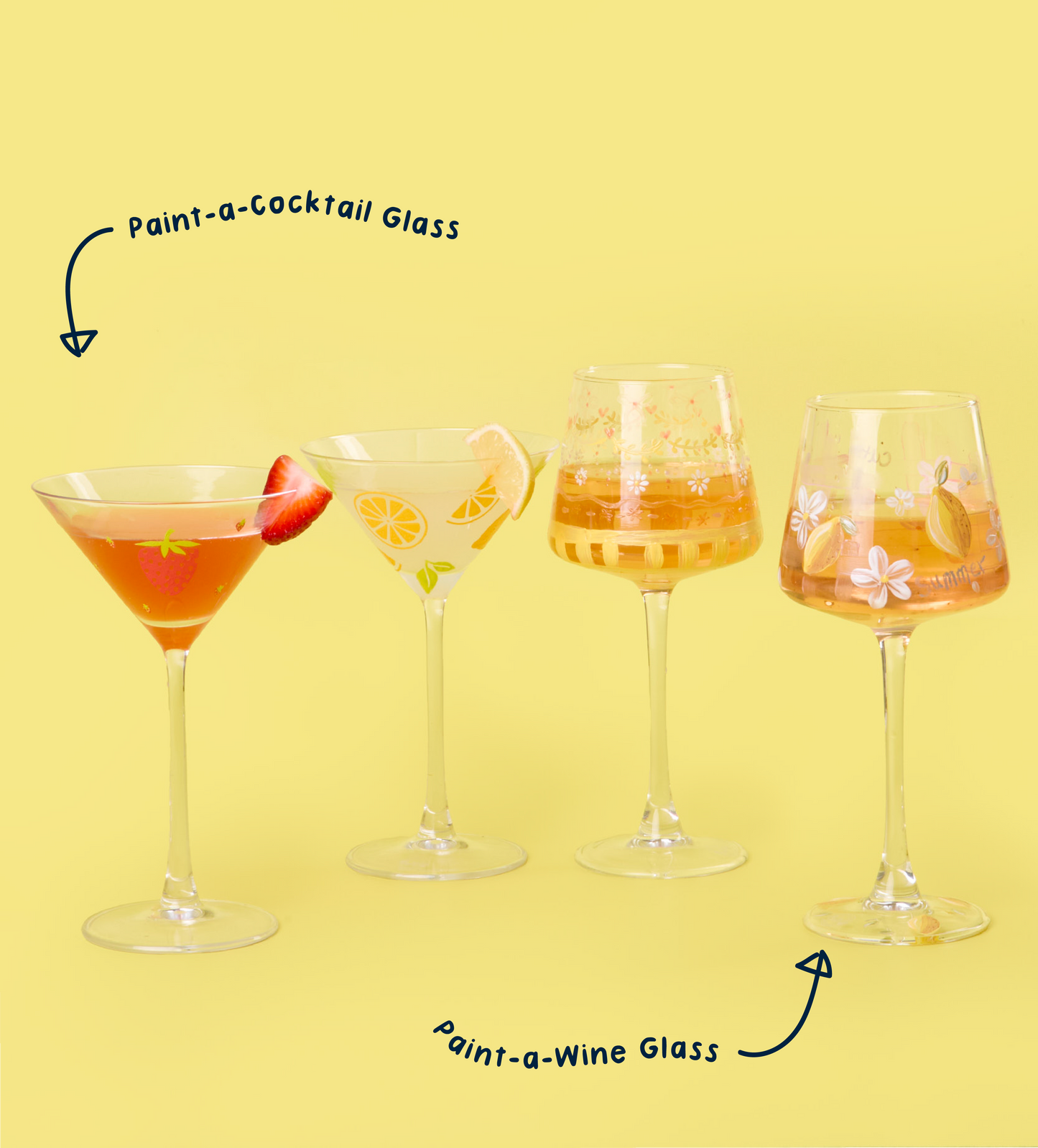 Sip & Style Bundle: Cocktail & Wine Glasses