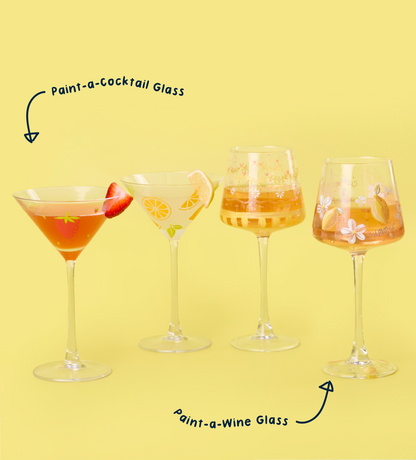 Sip & Style Bundle: Cocktail & Wine Glasses