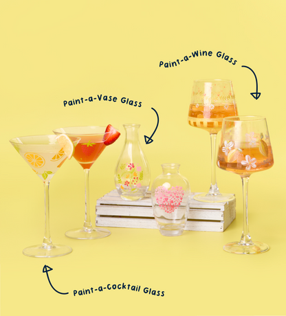 The Ultimate Glassware Bundle: Vase, Cocktail & Wine Glasses