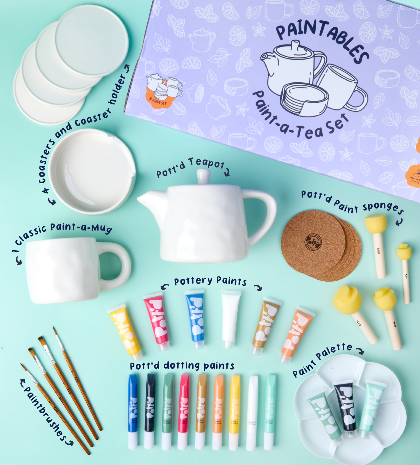 Paint-a-Tea Set