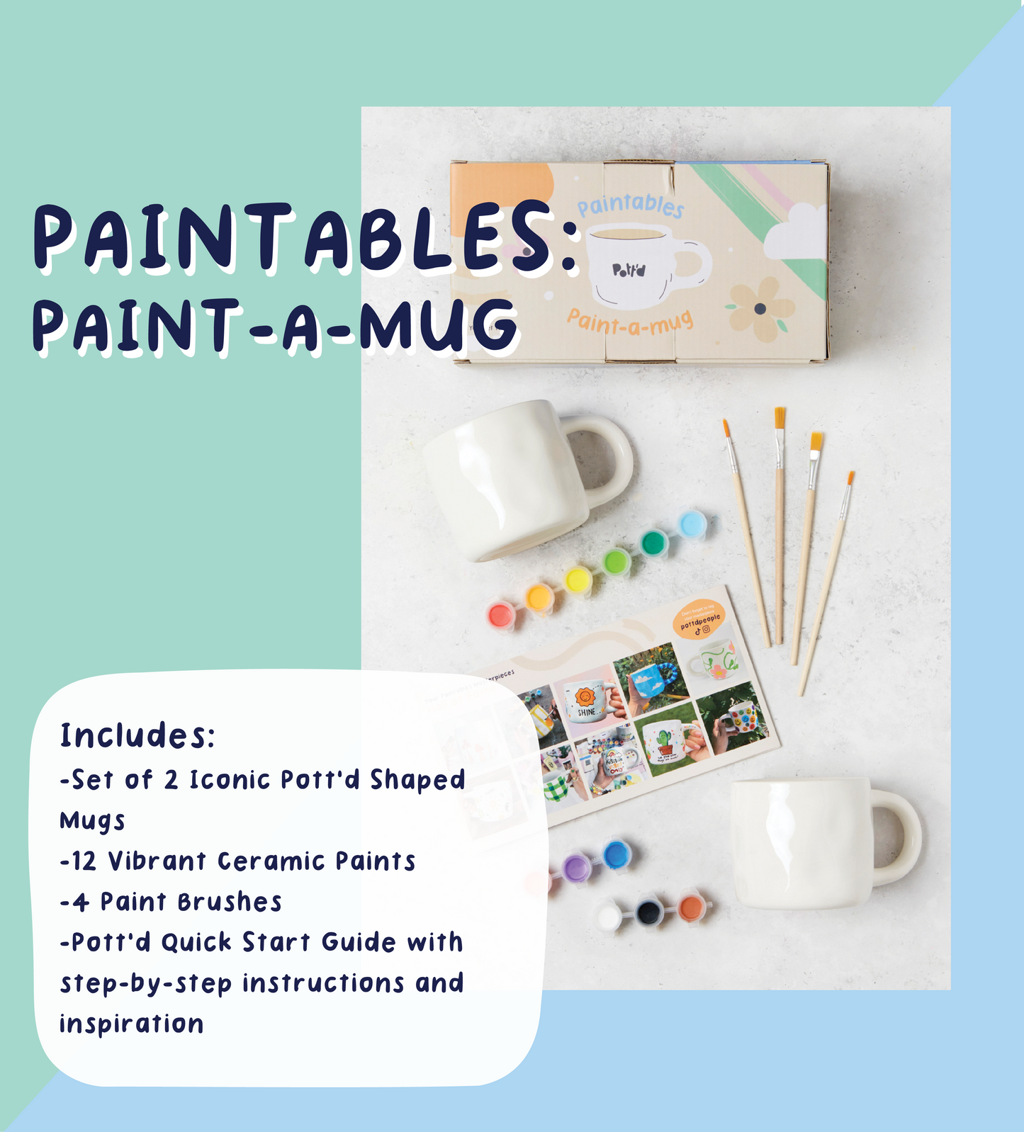 Paintables Duo: Mug & Frame Set