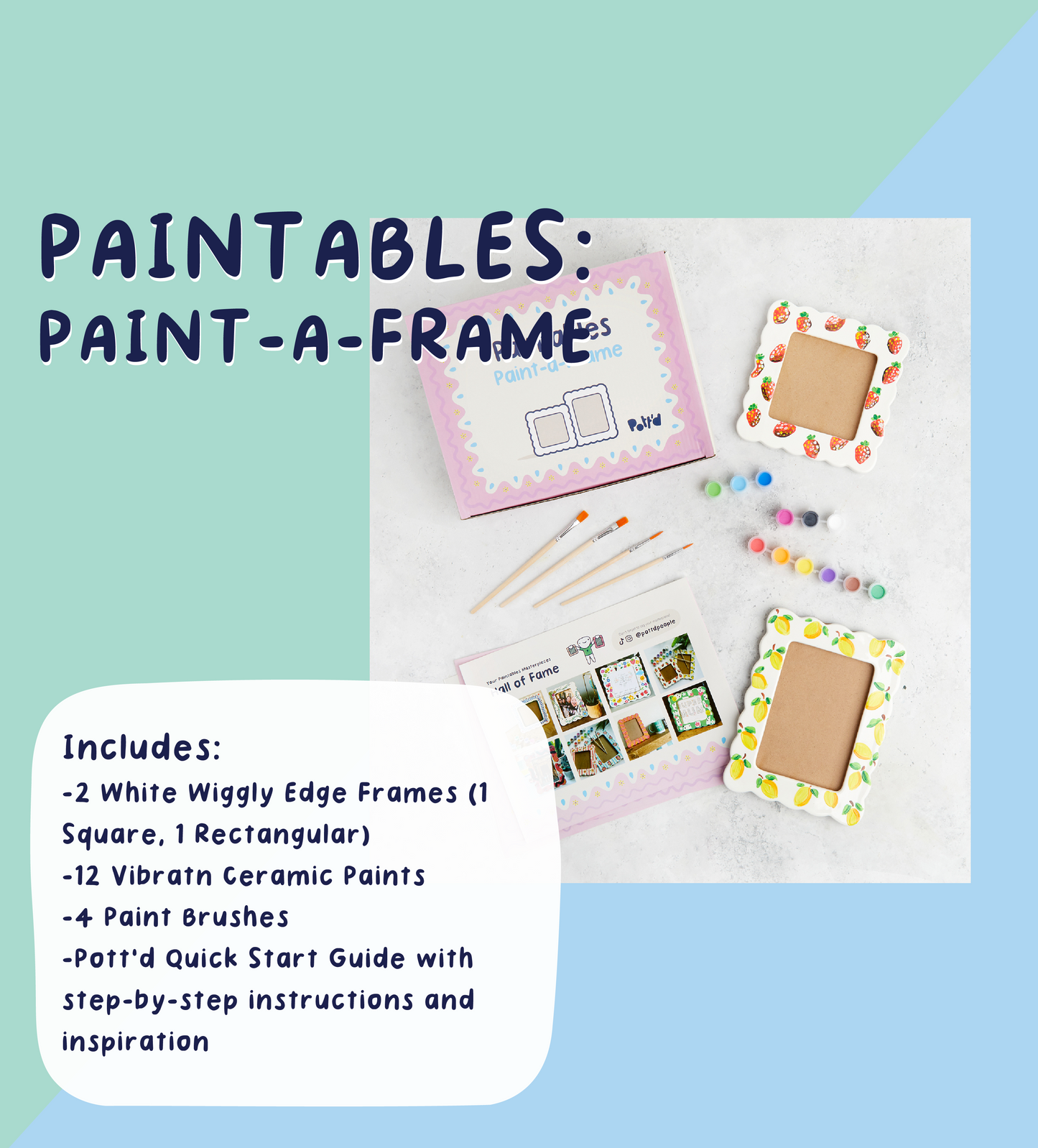 Paintables Duo: Mug & Frame Set