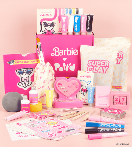 Barbie™ x Pott’d Morning Routine Home Pottery Kit
