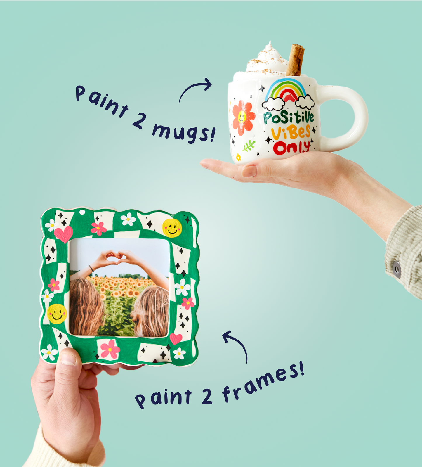 Paintables Duo: Mug & Frame Set