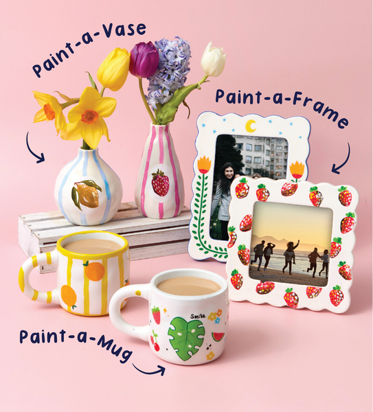 Paintables Mug, Frame & Vase Bundle