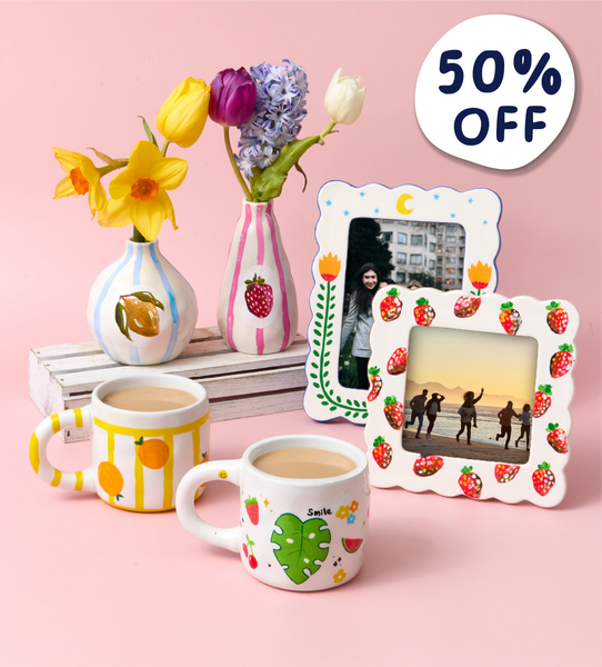 Paintables Mug, Frame & Vase Bundle
