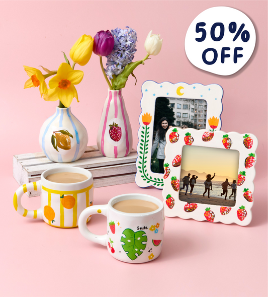 Paintables Mug, Frame & Vase Bundle