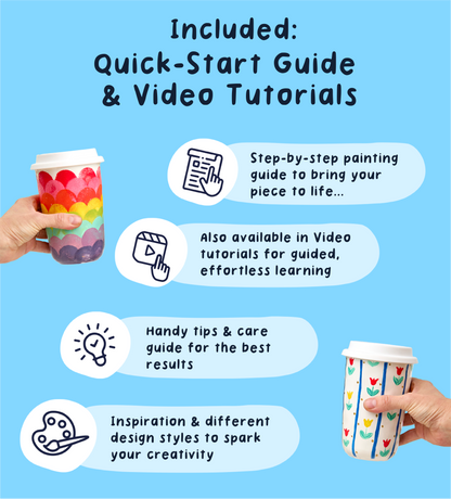 Mum's Masterpiece to Go: Travel Mug Painting Kit