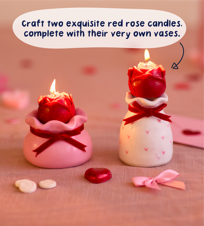 Red Rose Candle & Mug Bundle