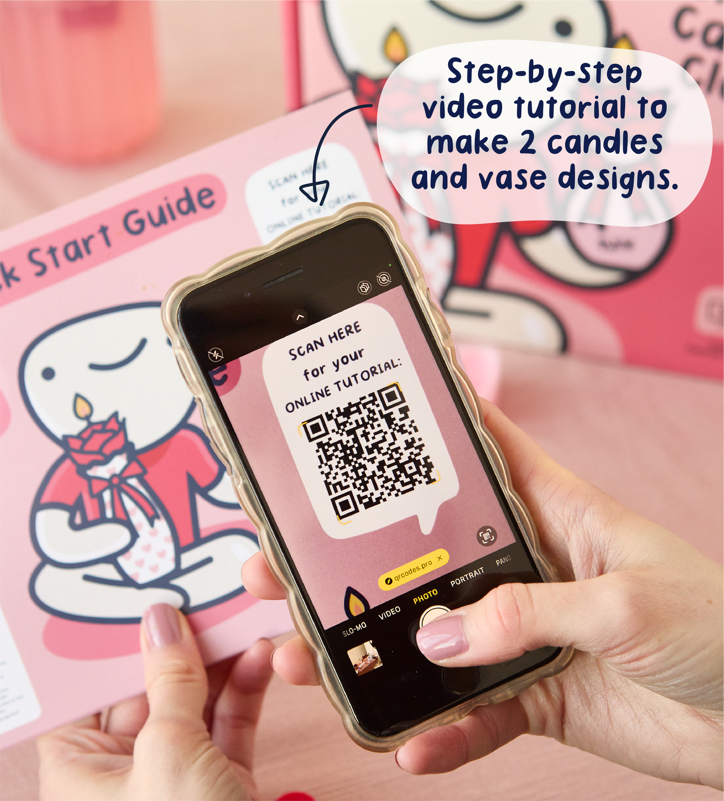 Red Rose Creative Candle & Clay Kit