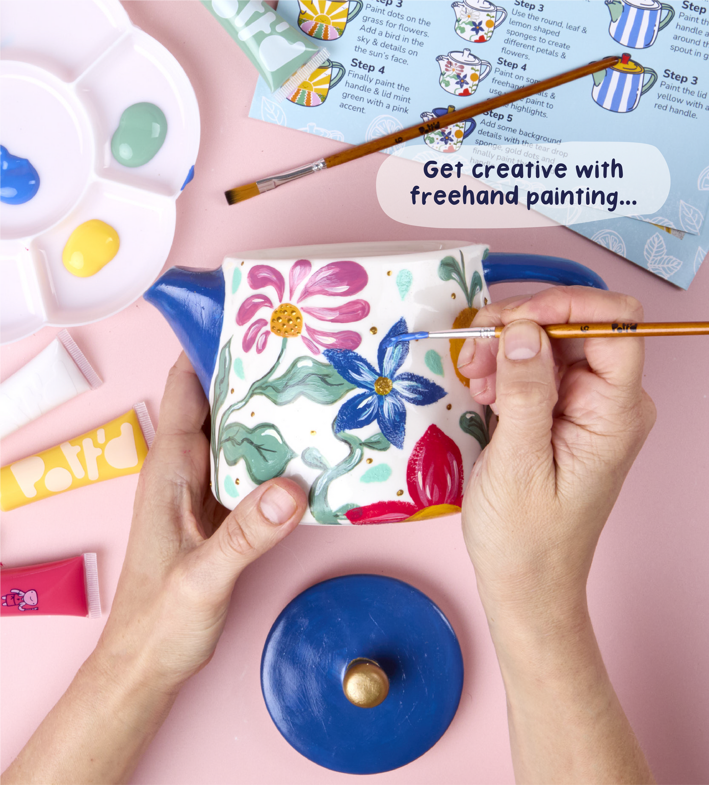 Paint-a-Tea Pot