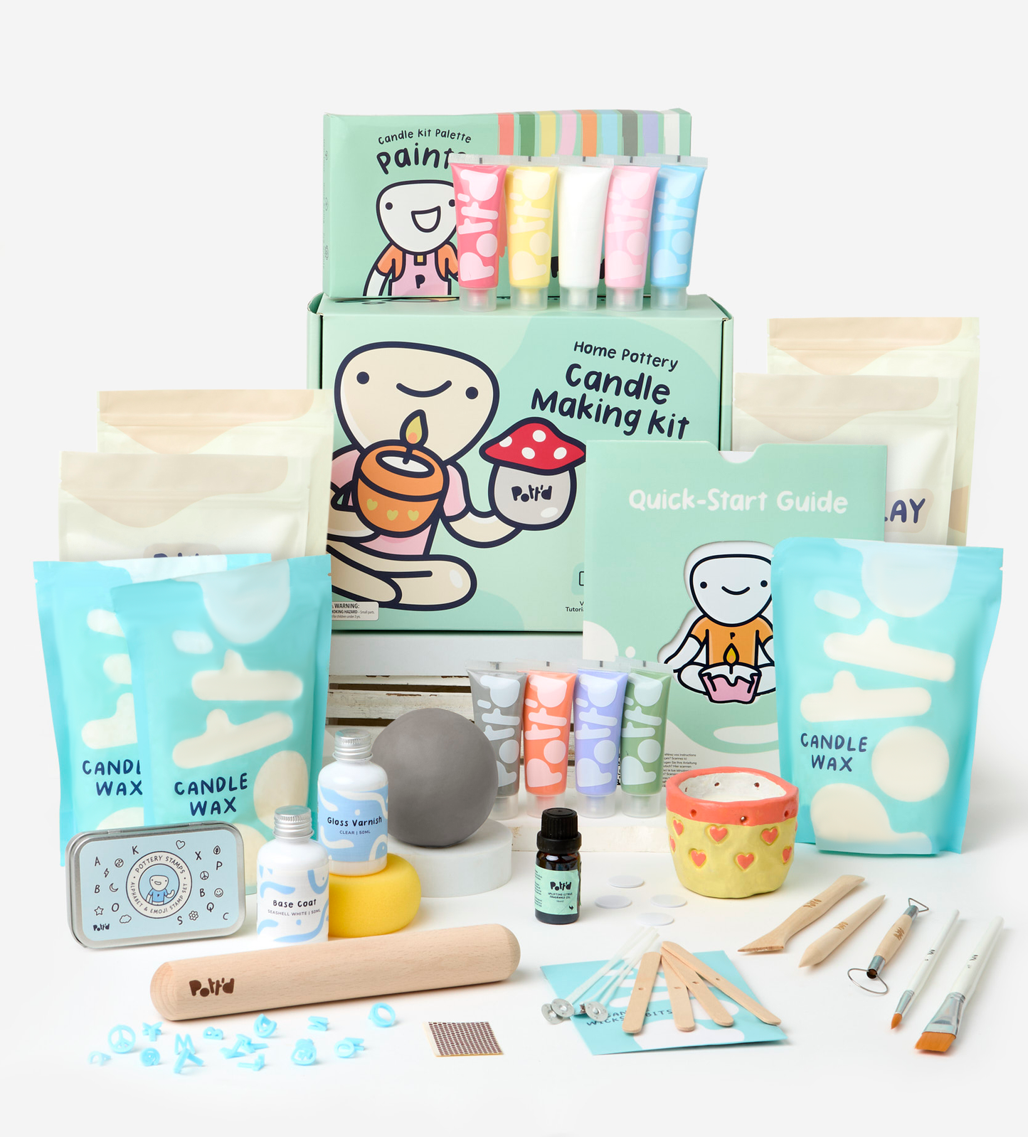 Home Pottery Candle Making Kit