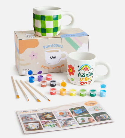 Mugs & Wine Glass Painting Bundle